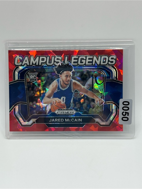 Panini Other - Jared McCain Campus Legends Panini Prizm Draft Picks Basketball Card 🏀 Red Holo